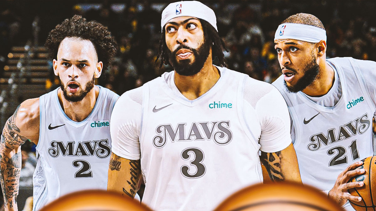 Mavericks' Dereck Lively II, Anthony Davis, Daniel Gafford
