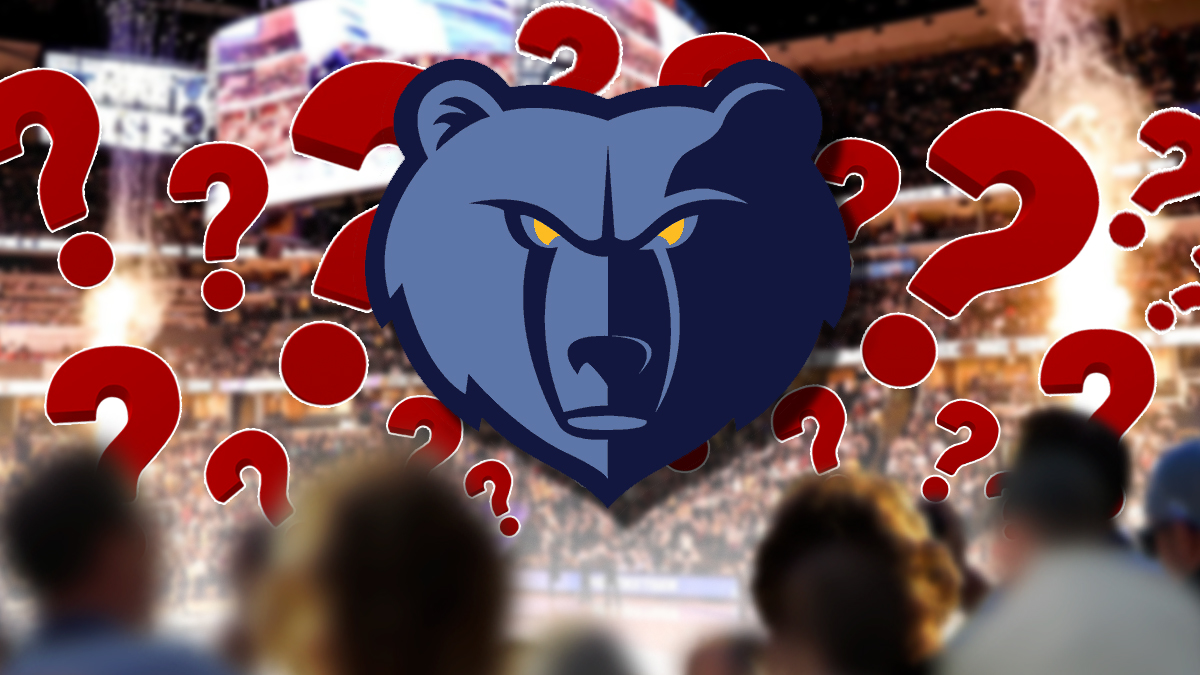 Grizzlies with question marks all around, FedExForum in back
