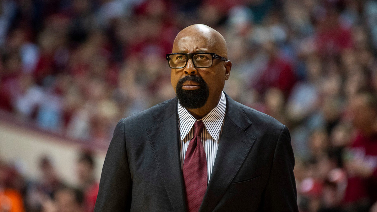 Indiana Head Coach Mike Woodson watches during the Indiana versus Penn St. mens basketball game at Simon Skjodt Assembly Hall on Wednesday, Feb. 26, 2025.