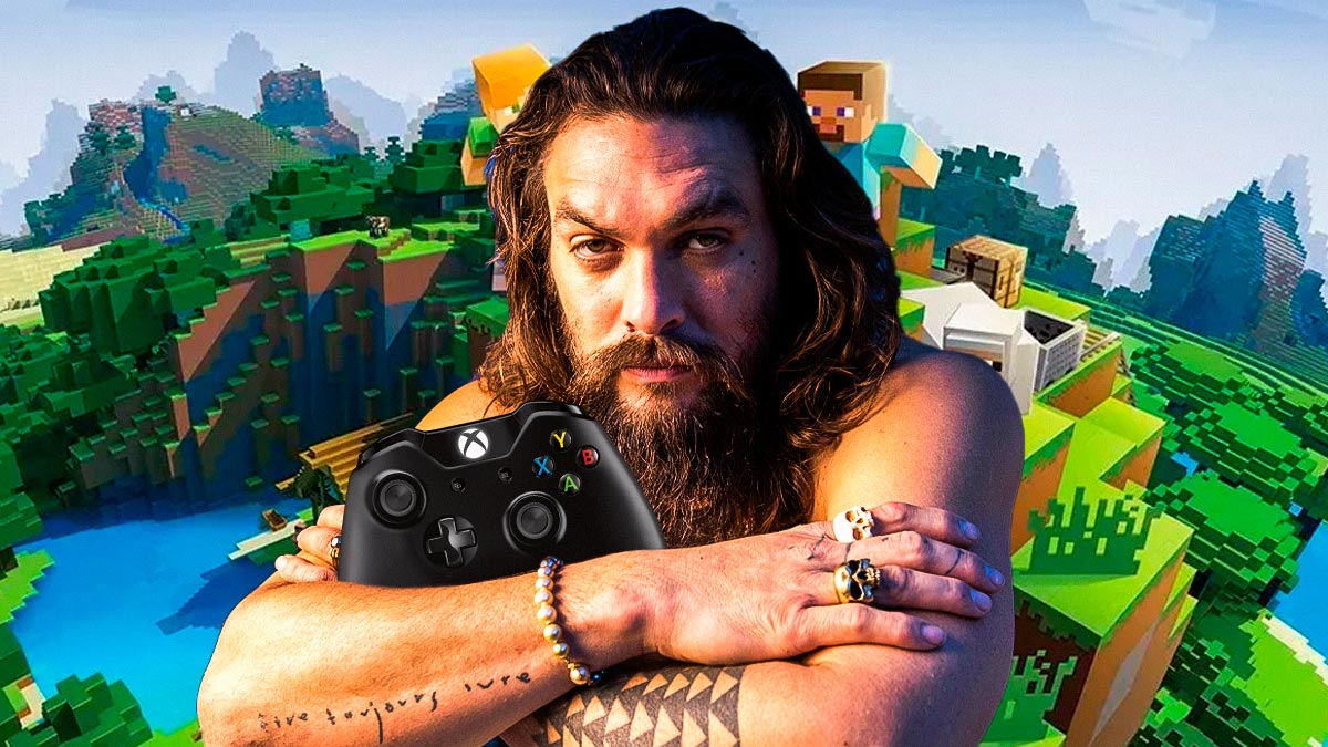 A Minecraft Movie star Jason Momoa, who talked about video games in a recent interview.