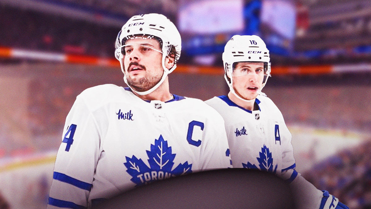 Auston Matthews and Mitch Marner