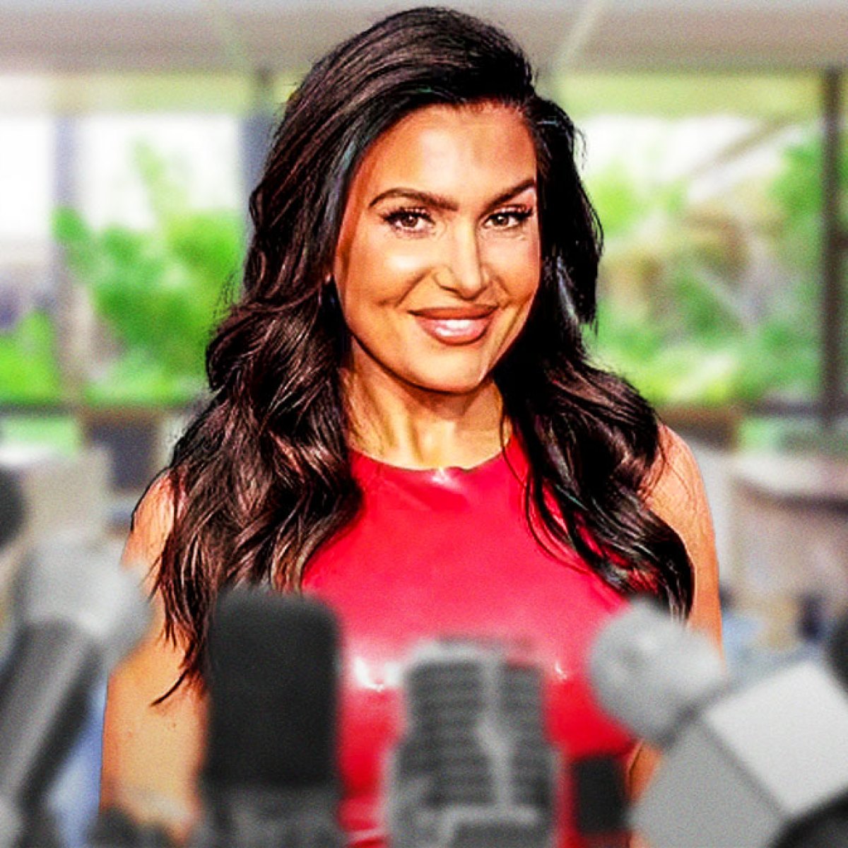 molly qerim red dress today Molly Qerim | Natty