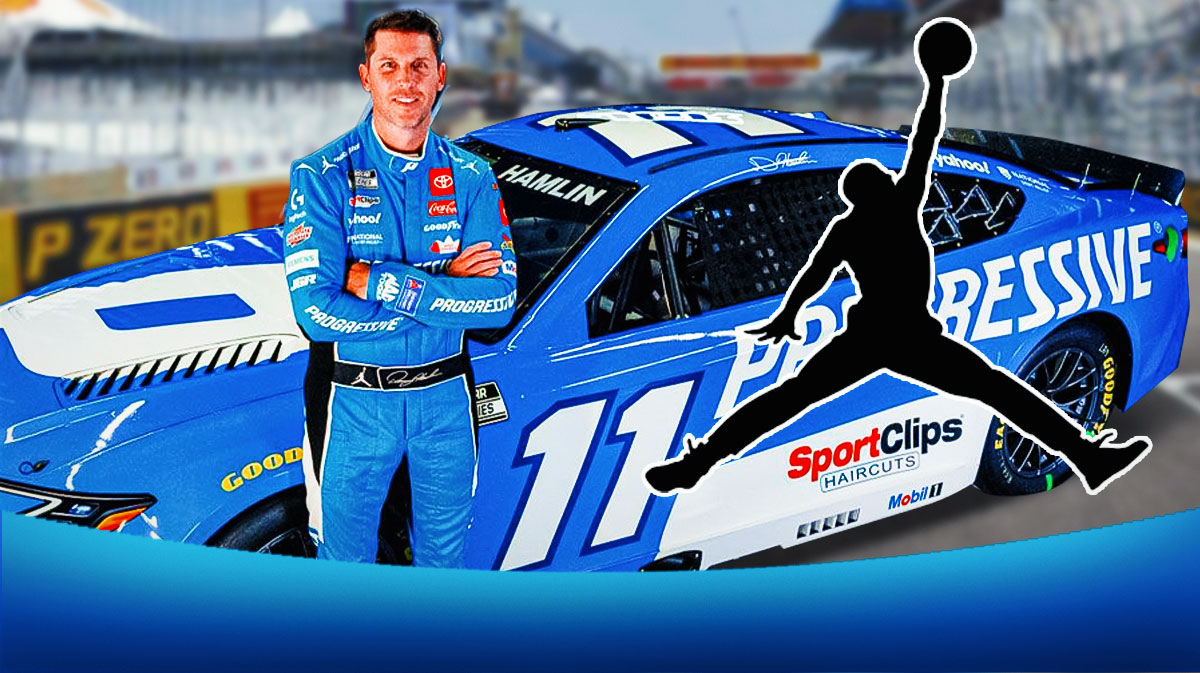 NASCAR driver Denny Hamlin reveals fireproof Air Jordan racing shoes