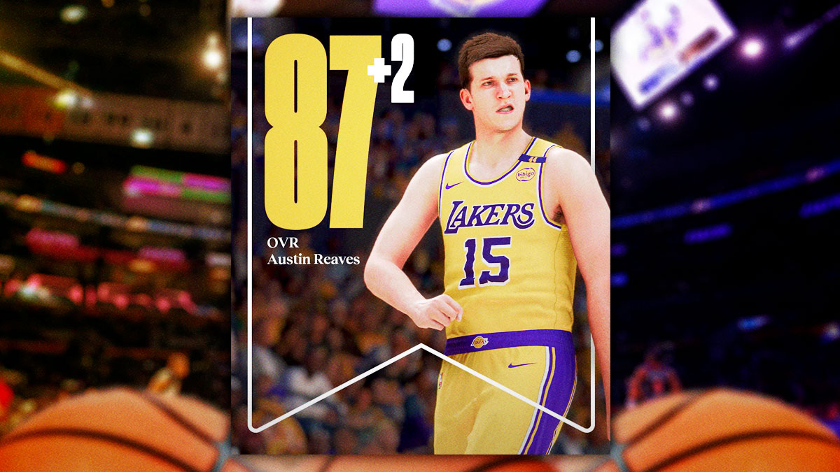 奥斯汀·里夫斯（Austin Reaves）在NBA 2K25的March Player Ratings更新中跃升至87