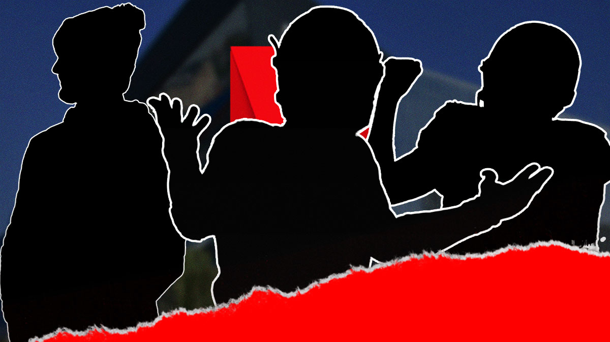 Netflix logo with Quarterback Season 2 stars Joe Burrow, Kirk Cousins, and Jared Goff as silhouettes.