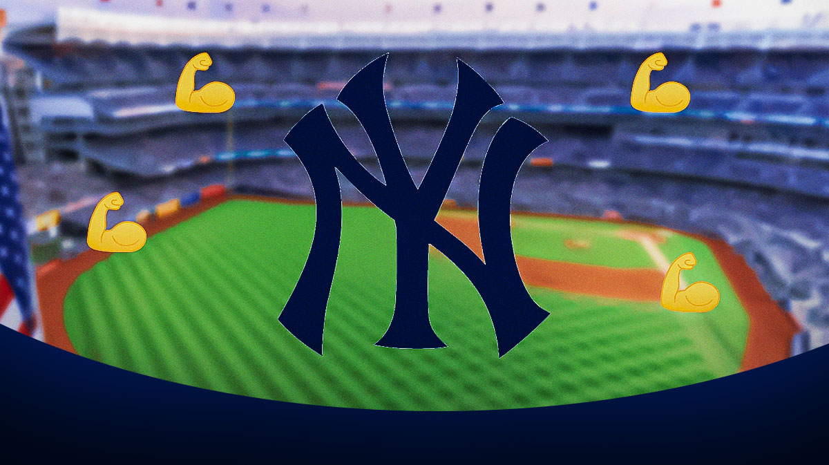 Yankees, muscle emojis, Yankee Stadium