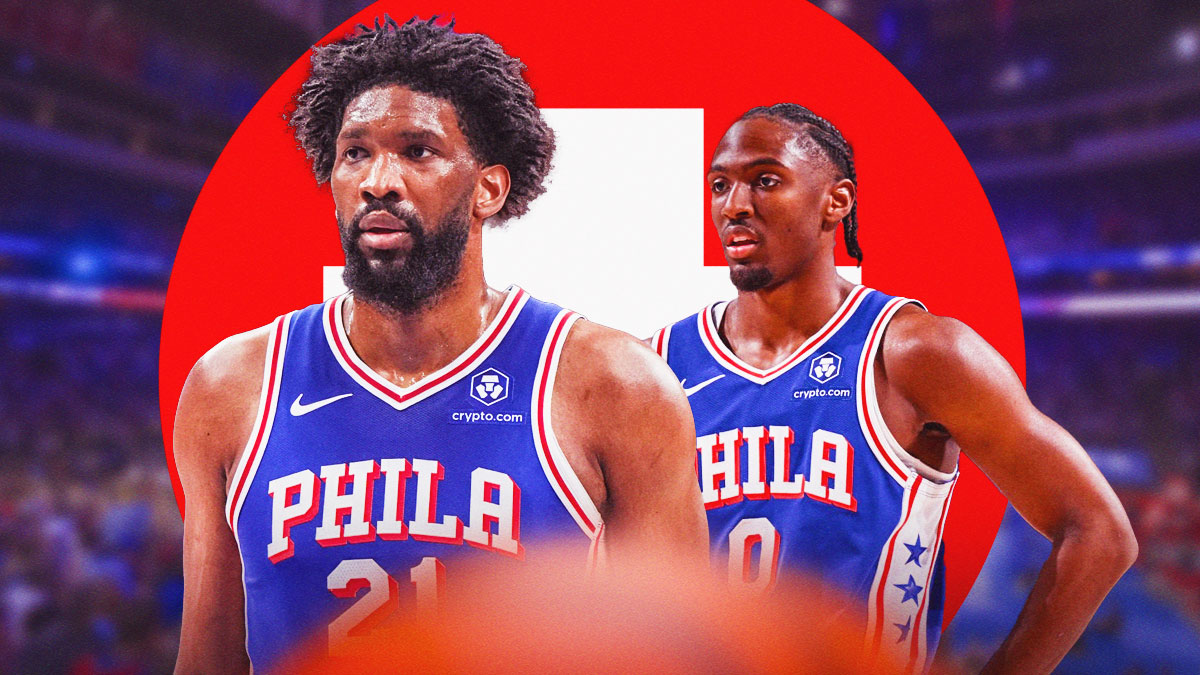 76ers' Joel Embiid and Tyrese Maxey