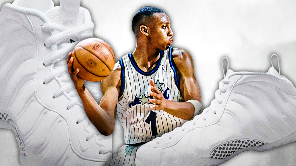 Nike Air Foamposite Whiteout, Nike Foamposite release, Penny Hardaway