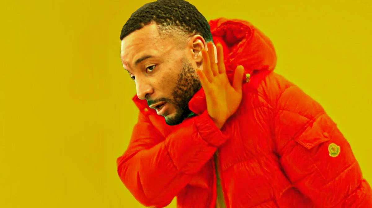 Norman Powell (Clippers) as the Drake saying no meme