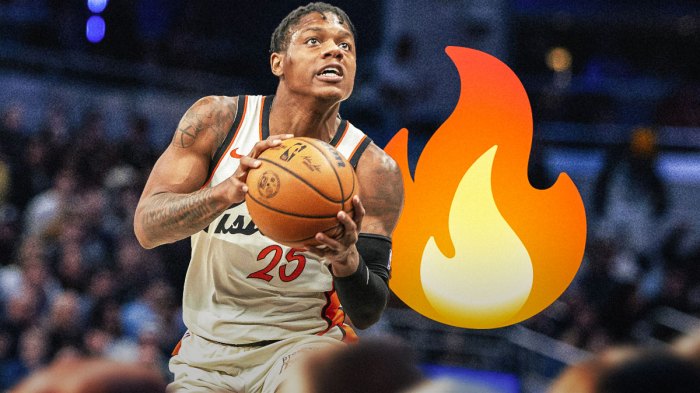 Marcus Sasser with fire emojis at LCA