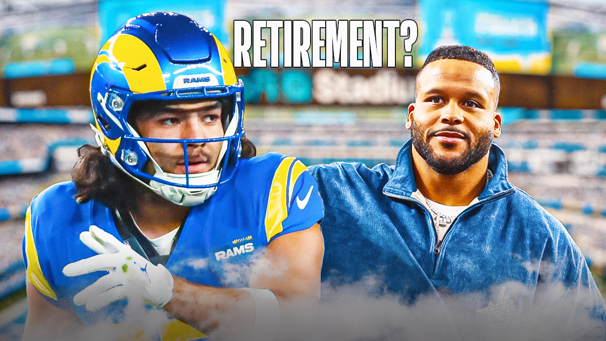 Puka Nacua revealed a similar retirement plan Rams legend Aaron Donald came up with.
