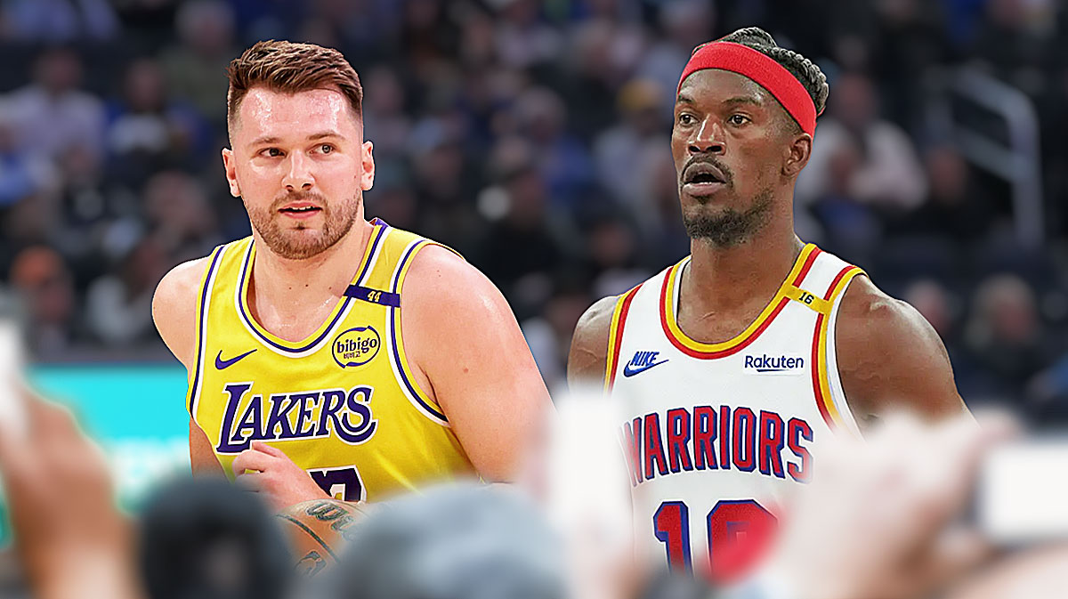 Luka Doncic and Jimmy Butler