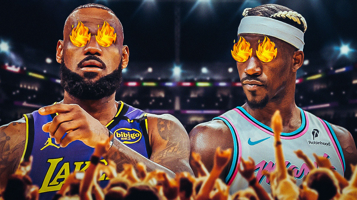 LeBron James and Jimmy Butler