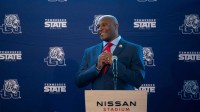 Reggie Barlow is introduced as head football coach for the Tennessee State University