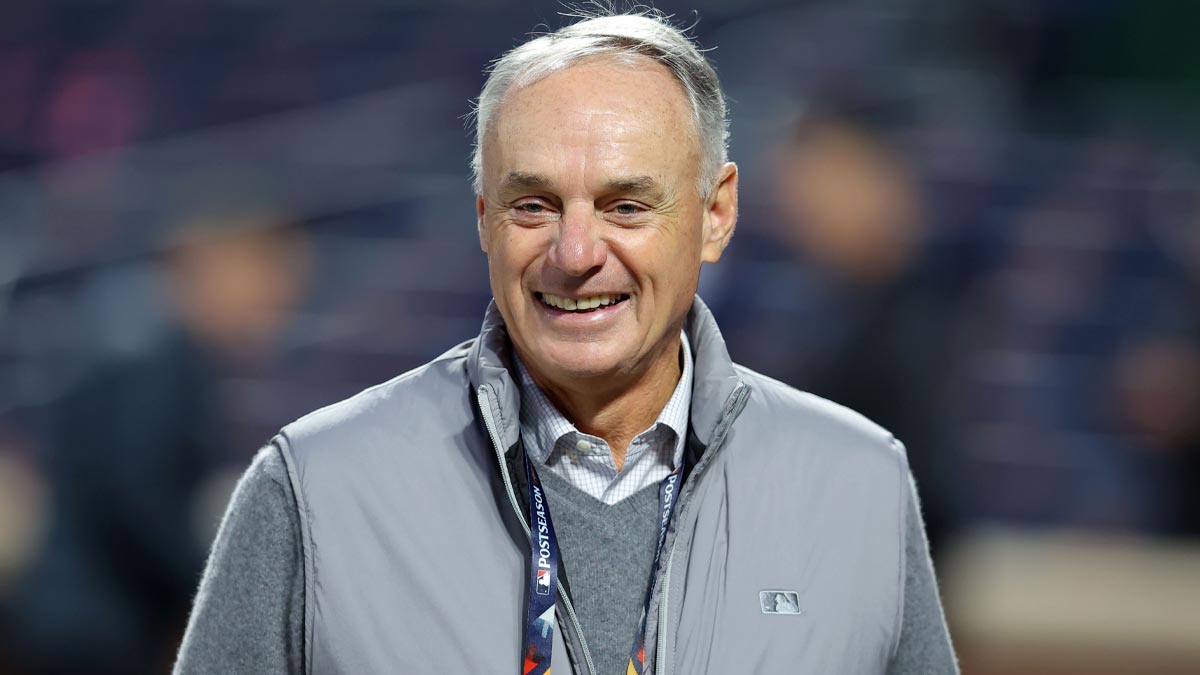MLB Commissioner Rob Manfred before game three of the NLCS for the 2024 MLB playoffs at Citi Field.
