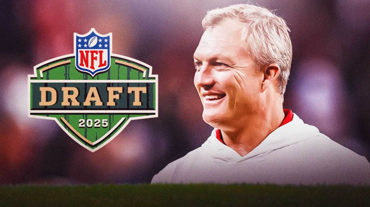 49ers GM John Lynch loads up on help for the trenches in the latest mock draft.