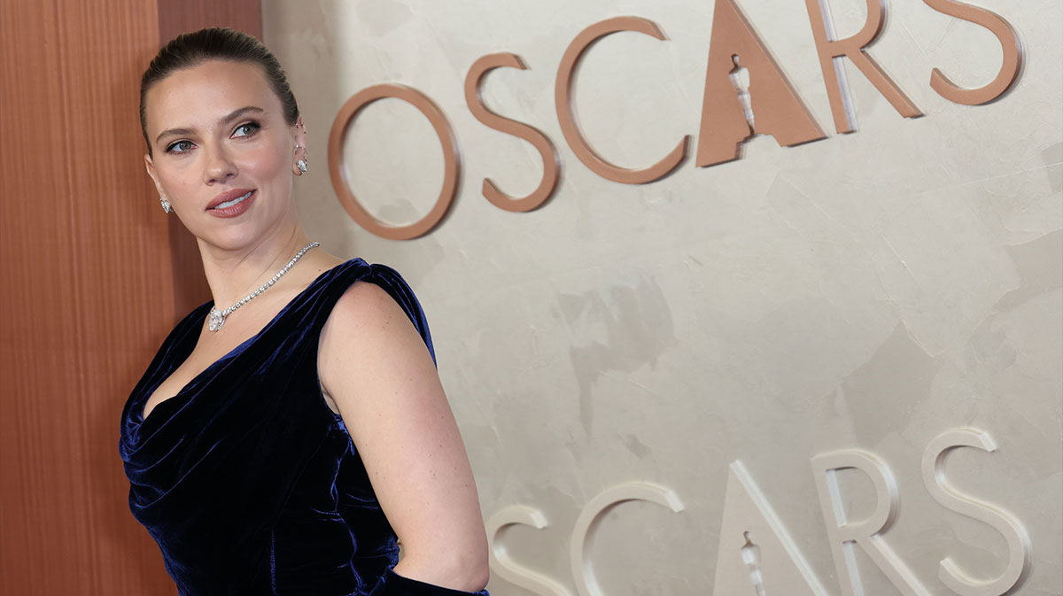 Scarlett Johansson at the 2025 Oscars on March 2, 2025.