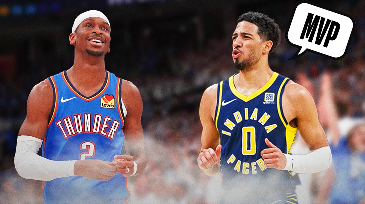 Shai Gilgeous-Alexander, pacers, thunder, tyrese haliburton, nba mvp