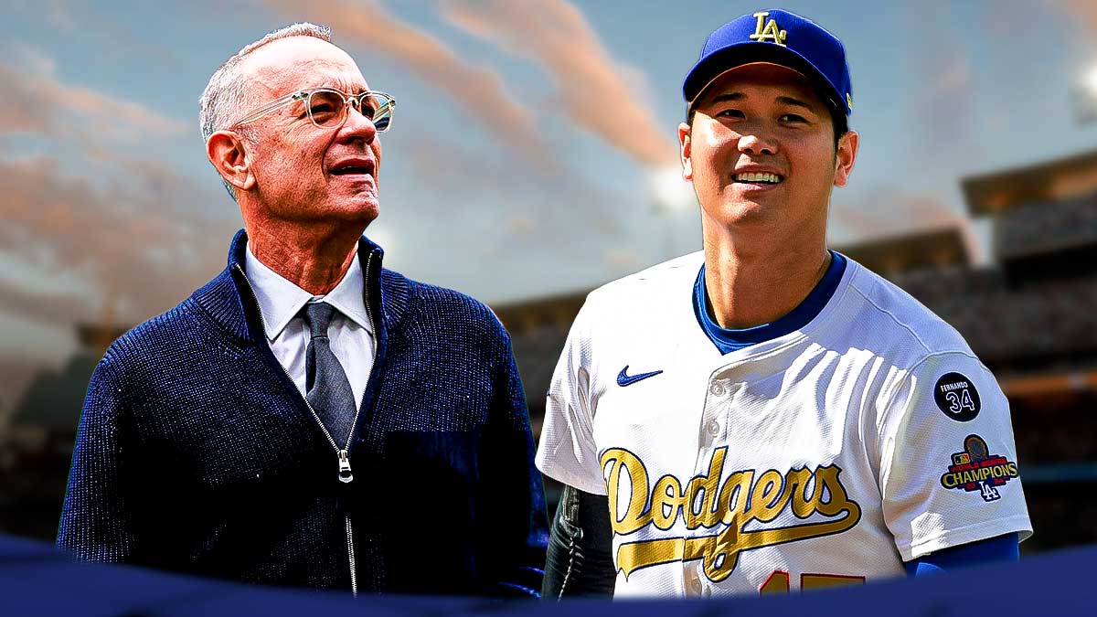 Dodgers star Shohei Ohtani got Tom Hanks energized on MLB Opening Day.