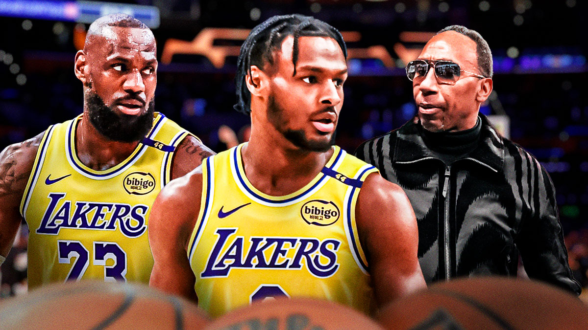 Stephen A. Smith, Bronny James, LeBron James