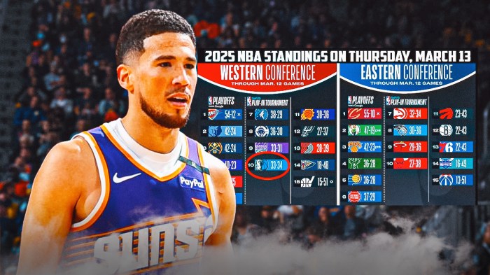 Suns guard Devin Booker looking at the current Western Conference standings with the Dallas Mavericks circled on the standings (I'll send a photo for reference)