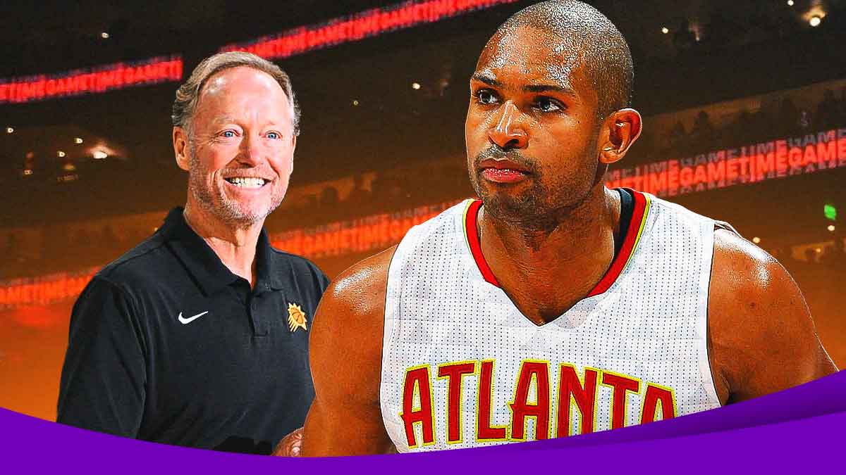 Suns' Mike Budenholzer smiling at 2015 Hawks version of Al Horford