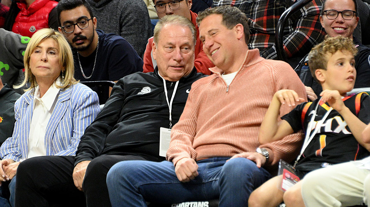 Suns owner Matt Ishbia at Jack Breslin Student Events Center