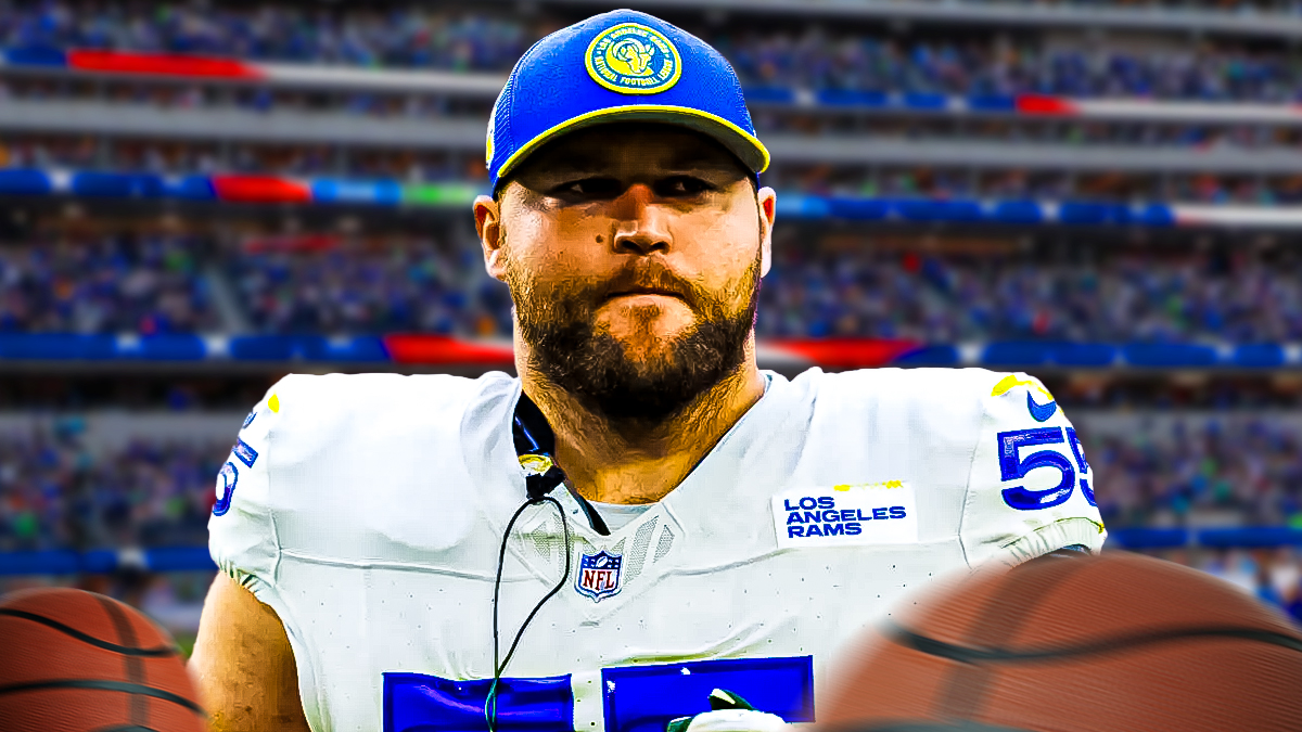 Brian Allen playing for the Rams