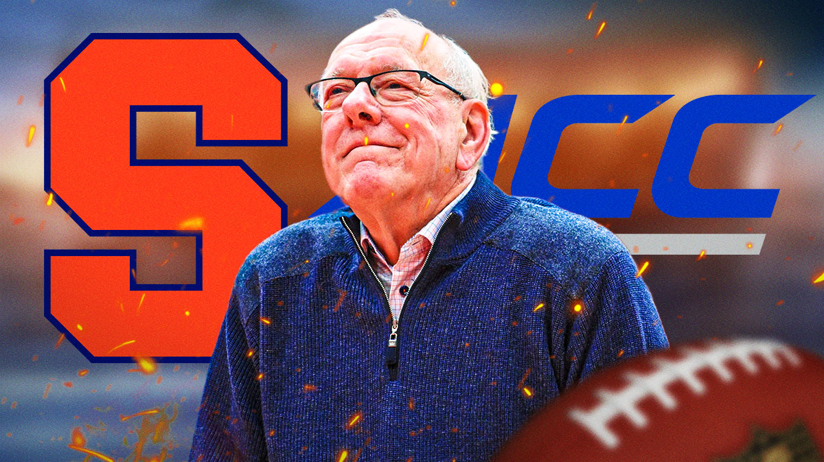 Jim Boeheim, Syracuse Orange and ACC Logos, fire symbols