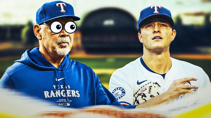 Rangers future star pitcher gets 100% real on new weapon