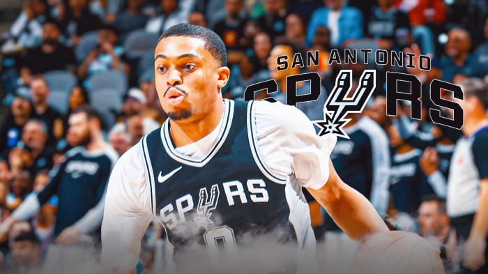 Spurs star Keldon Johnson is giving his team a much needed spark.