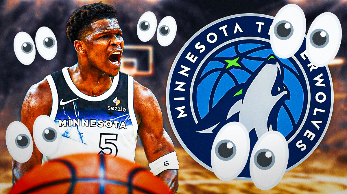 Anthony Edwards, Minnesota Timberwolves, eyes symbols