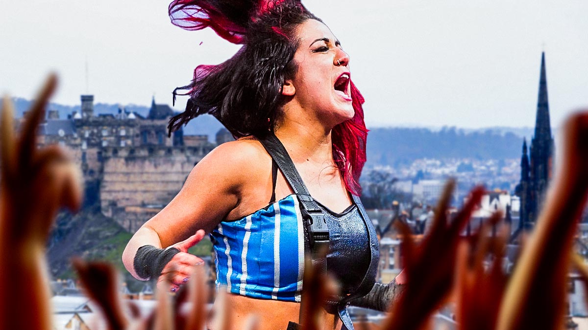 WWE’s Bayley gets ‘saved’ in Scotland after scary incident
