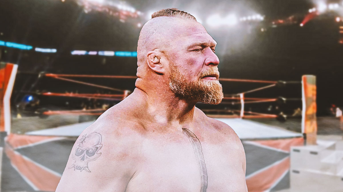 WWE Superstar Brock Lesnar, who responded to rumors of his return.