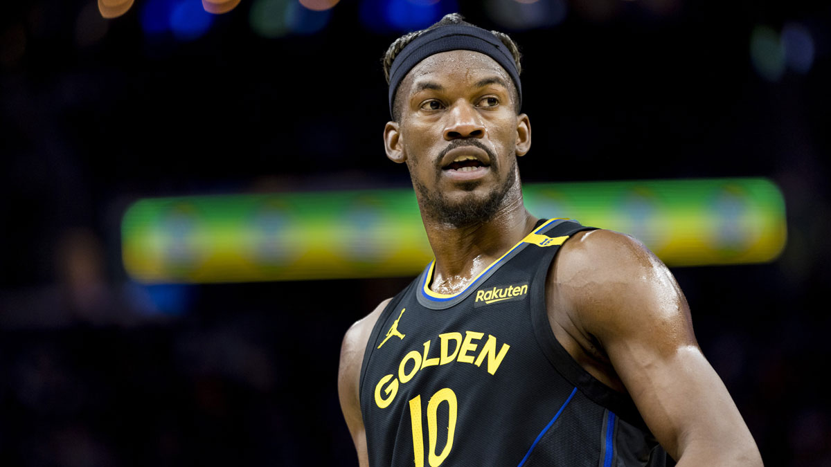 Warriors forward Jimmy Butler III (10) during the fourth quarter against the Toronto Raptors at Chase Center