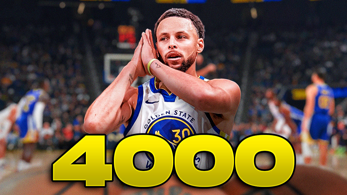 Warriors' Stephen Curry with 4,000 made threes