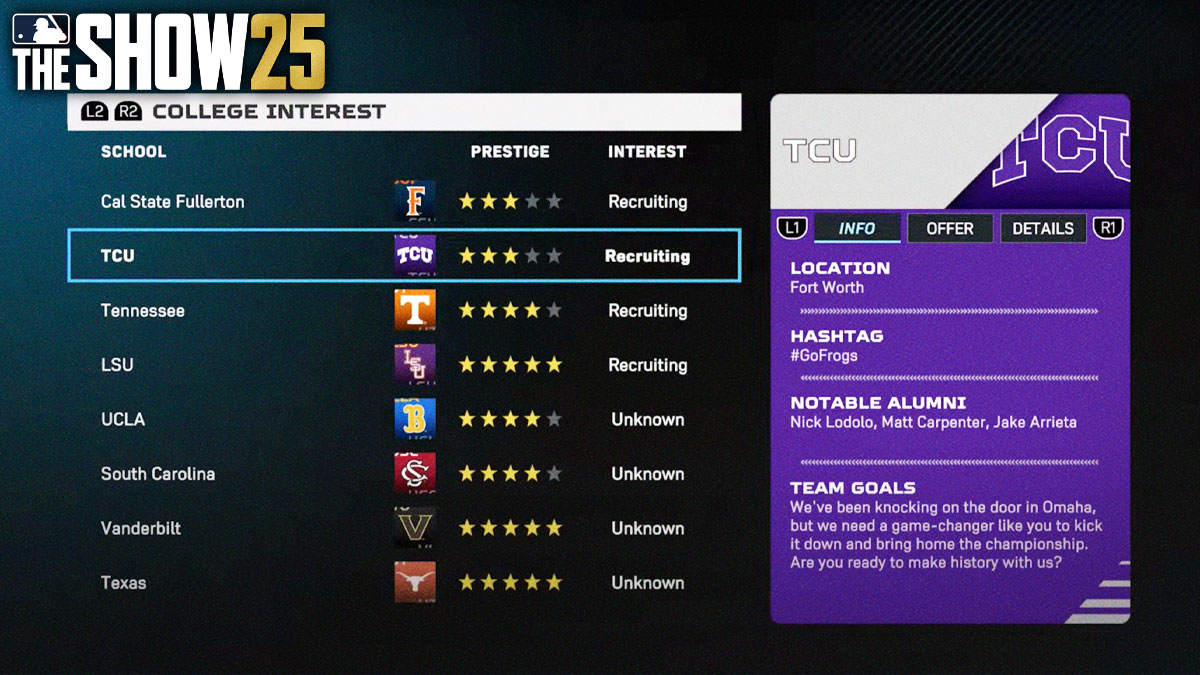 Which College Should You Play For In MLB The Show 25?