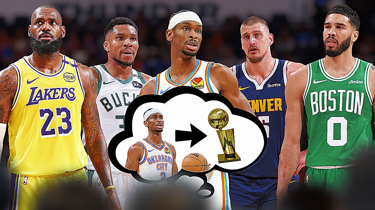NBA MVP rankings with LeBron James, Shai Gilgeous-Alexander, Nikola Jokic