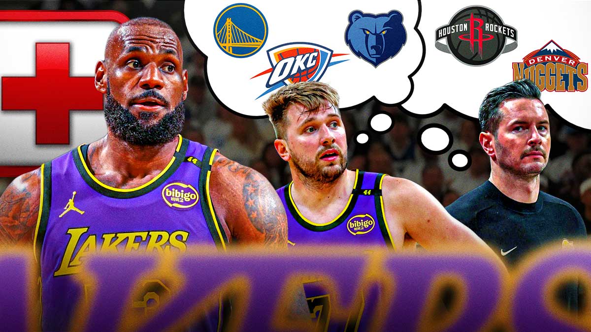 Lakers' LeBron James injury next to Luka Doncic and jj Redick thinking about Western Conference teams