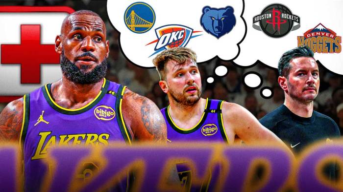 Lakers' LeBron James injury next to Luka Doncic and jj Redick thinking about Western Conference teams