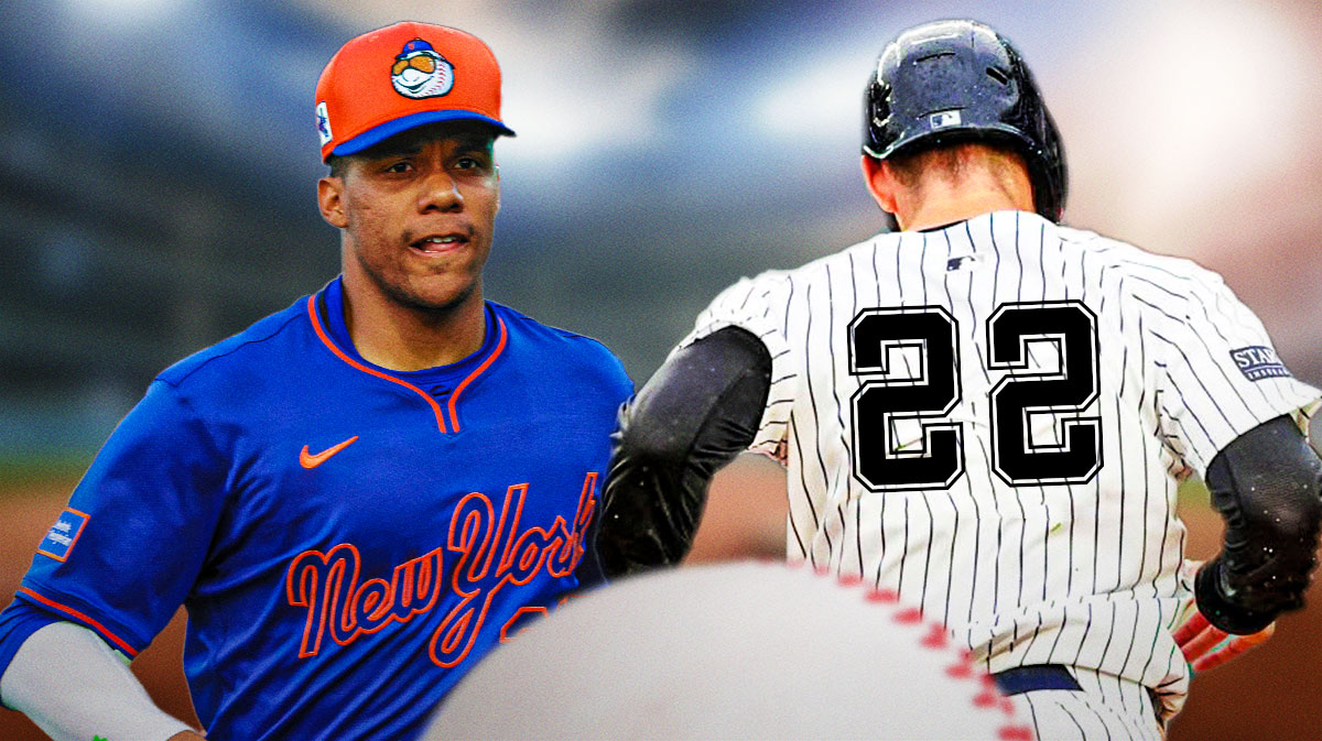 Yankees Ben Rice, Mets Juan Soto.