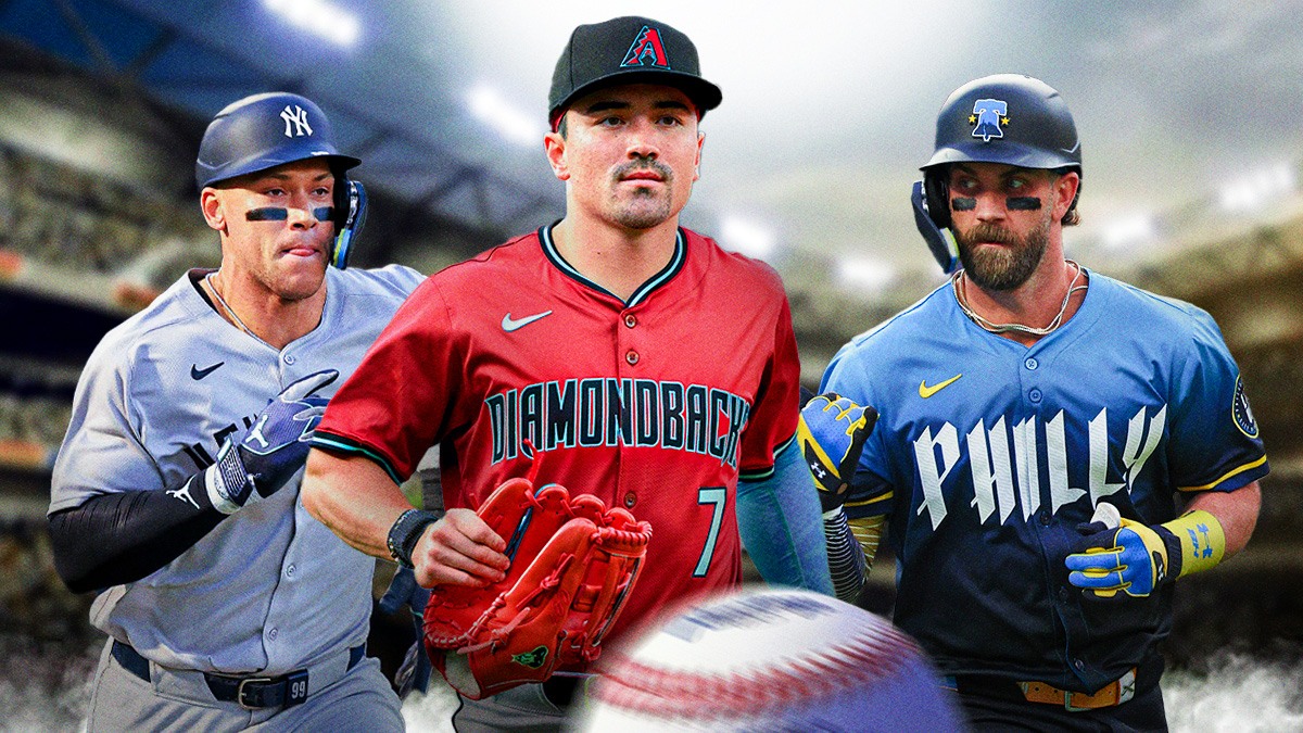 Aaron Judge, Corbin Carroll, and Bryce Harper MLB power Rankings