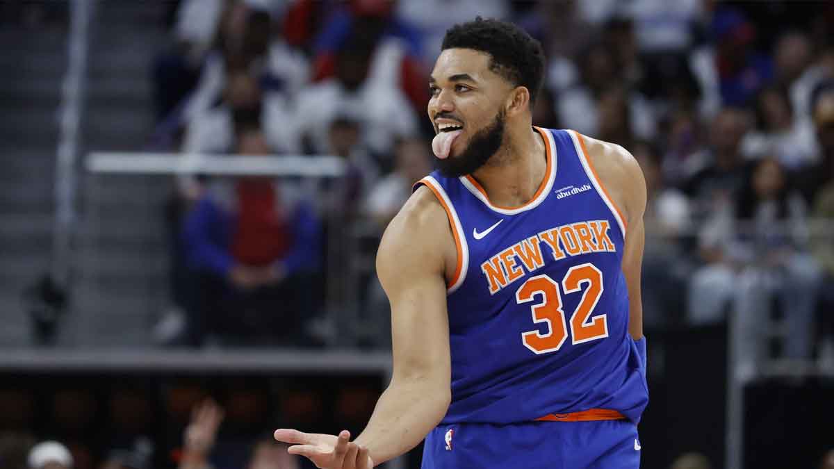 Knicks’ Karl-Anthony Towns calls out Detroit clock operator for giving Pistons last chance