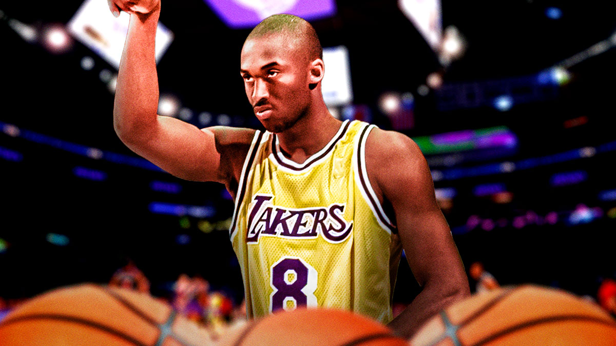 Photo: Kobe Bryant in action in his early Lakers days please