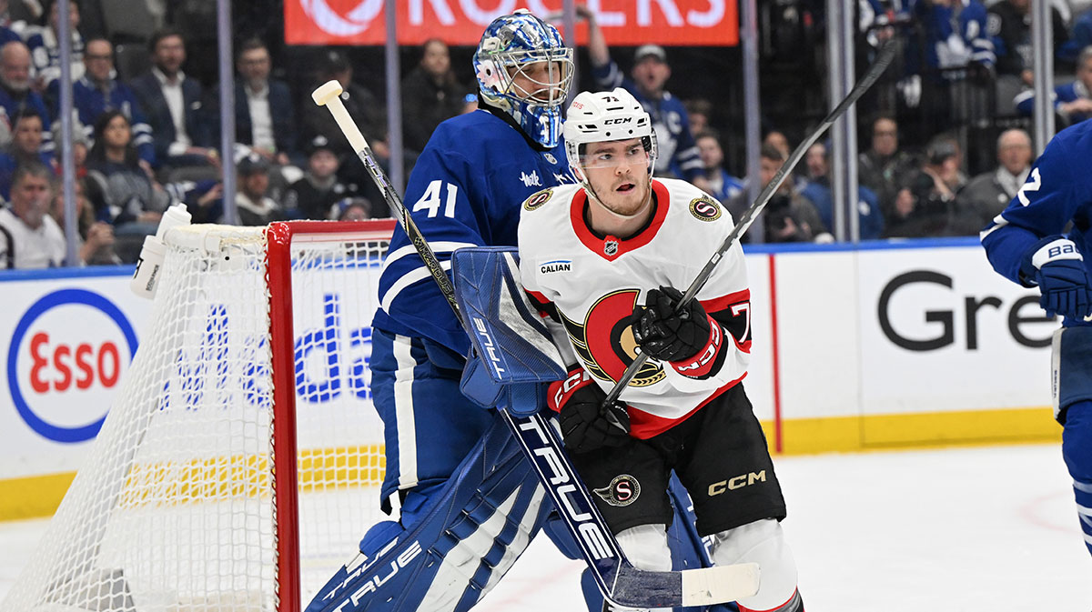 Anthony Stolarz gives strong take on playoff intensity vs. Senators
