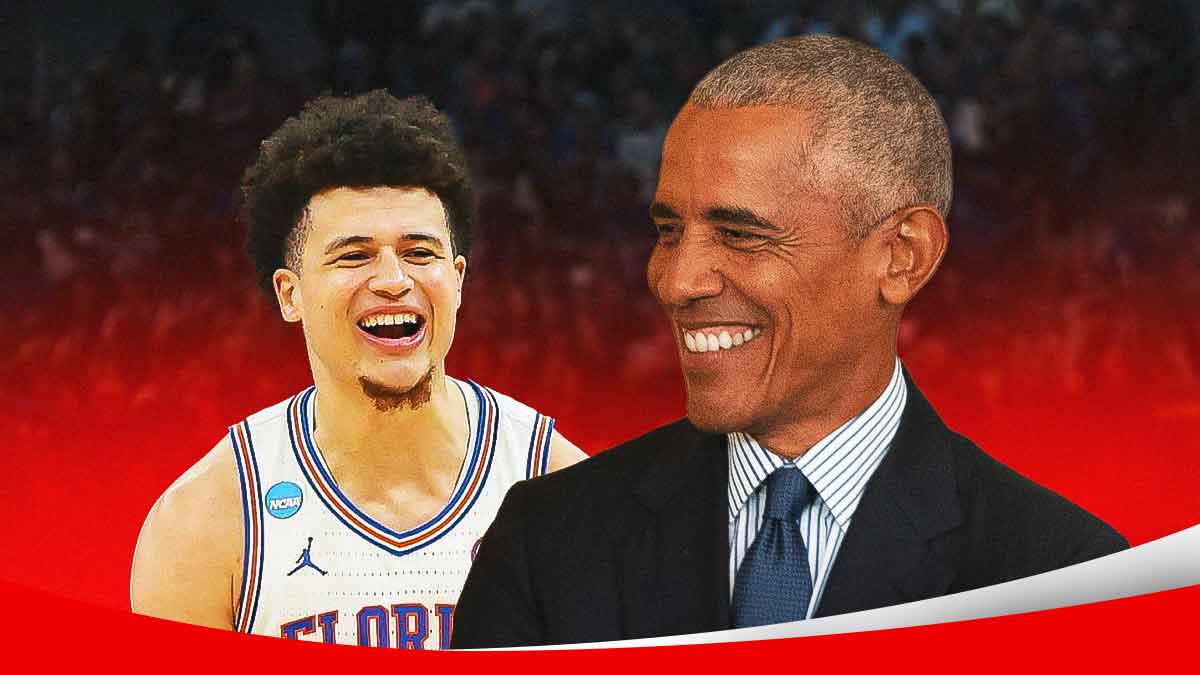 Barack Obama Walton Clayton Jr. Florida Gators NCAA Championship