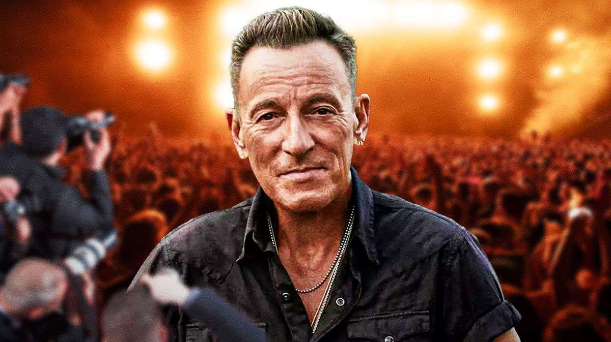 Bruce Springsteen, who teased an announcement coming soon on April Fools' Day.