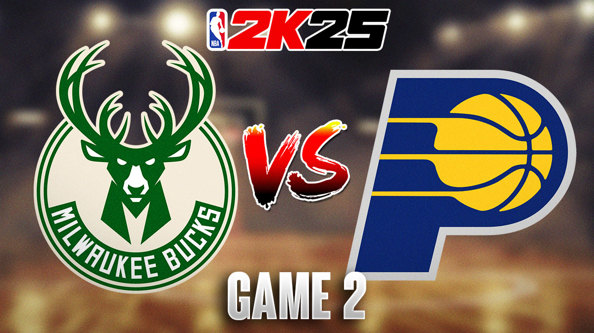 Bucks vs. Pacers Game 2 Results According to NBA 2K25
