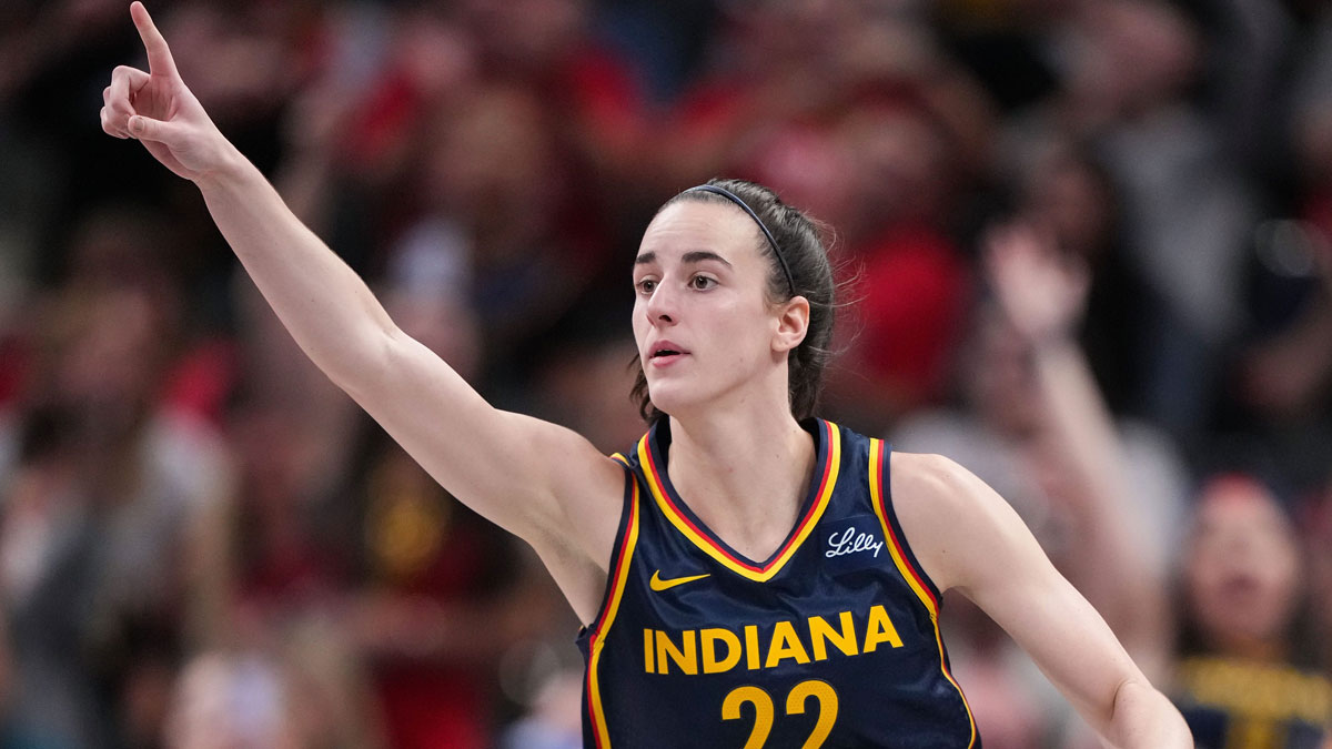Indiana Fever guard Caitlin Clark rushes up the court Wednesday, Sept. 4, 2024, during the game at Gainbridge Fieldhouse in Indianapolis.