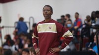 Florida High head coach Charlie Ward looks on from the sidelines in a game between Florida High and Andrew Jackson